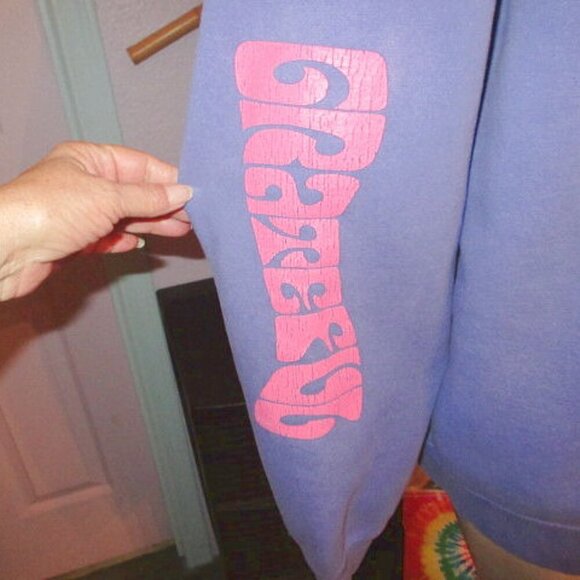 Grateful Dead Head Sweatshirt Size M Psychedelic Groovy Grunge Urban Outfitters - Picture 4 of 12